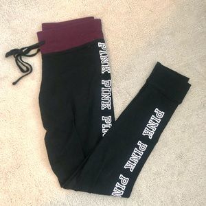 PINK by Victoria’s Secret black leggings